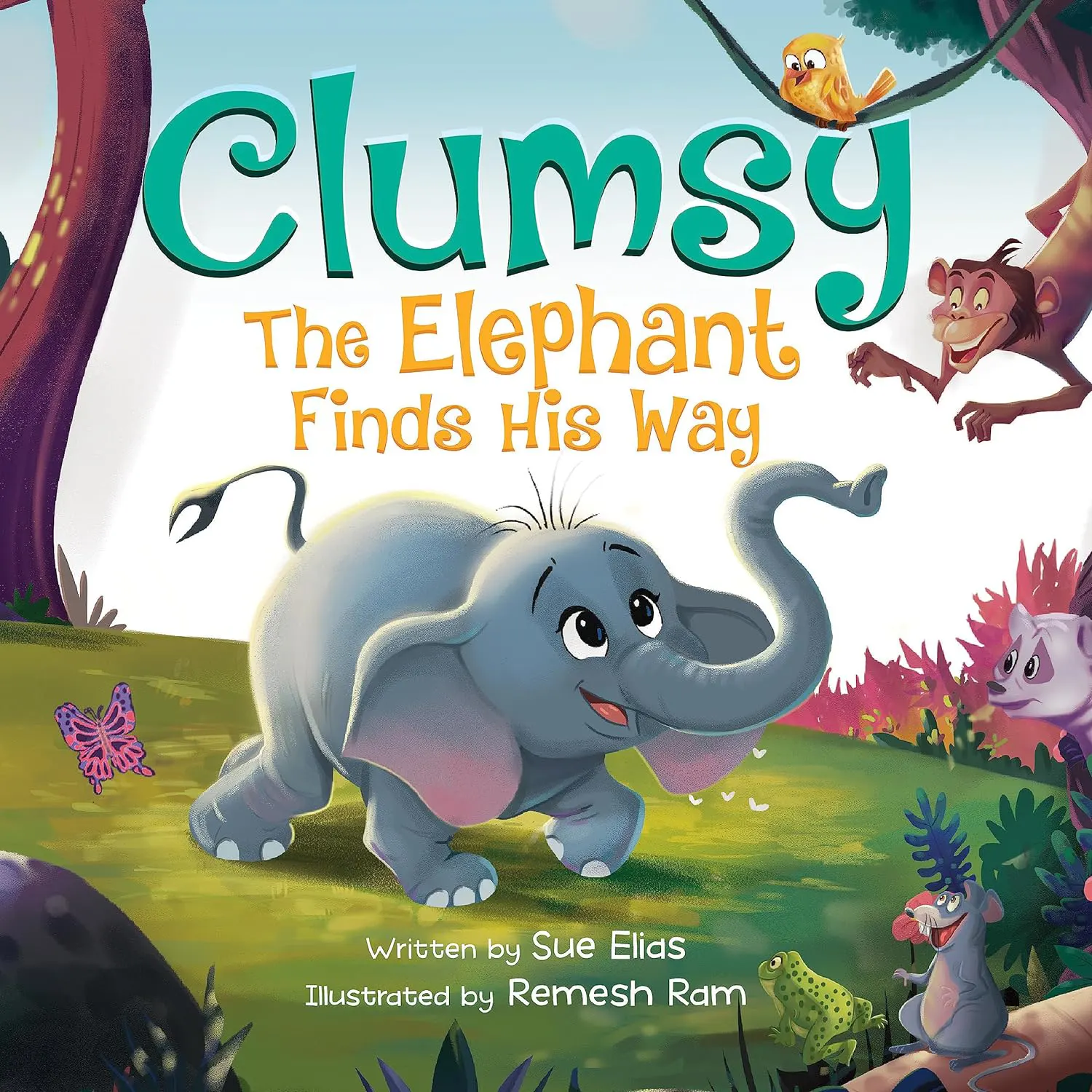 Clumsy The Elephant Finds His Way
