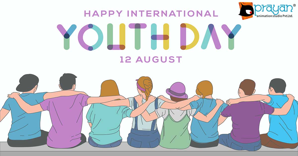 12th August International Youth Day • Prayan Animation