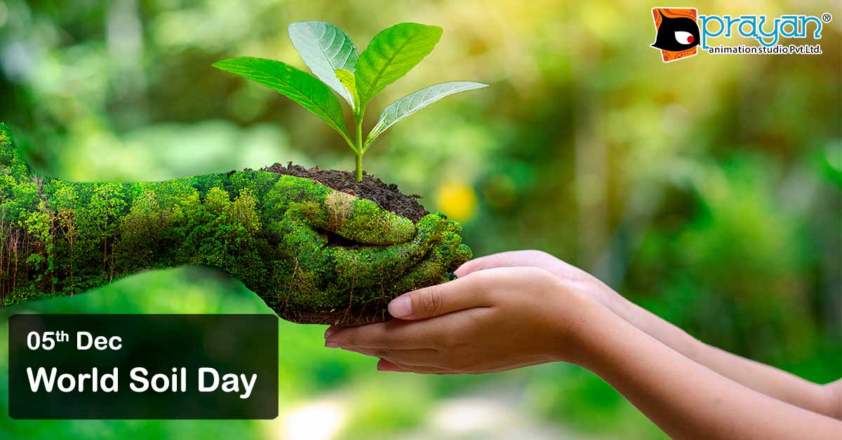 5th December World Soil Day Protect soil biodiversity • Prayan Animation