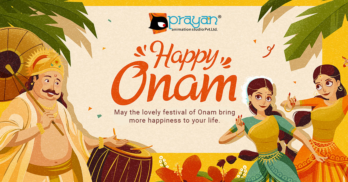 Happy Onam 2021 • Prayan Animation