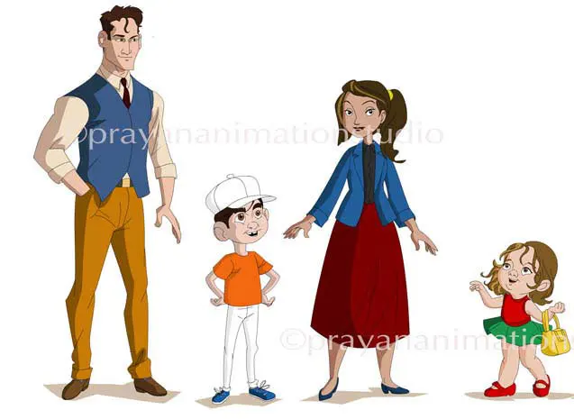 Family Character Design