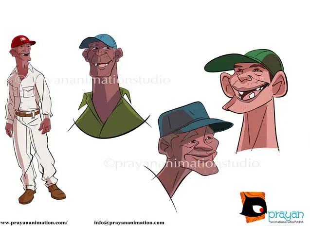 Old Man Character Design