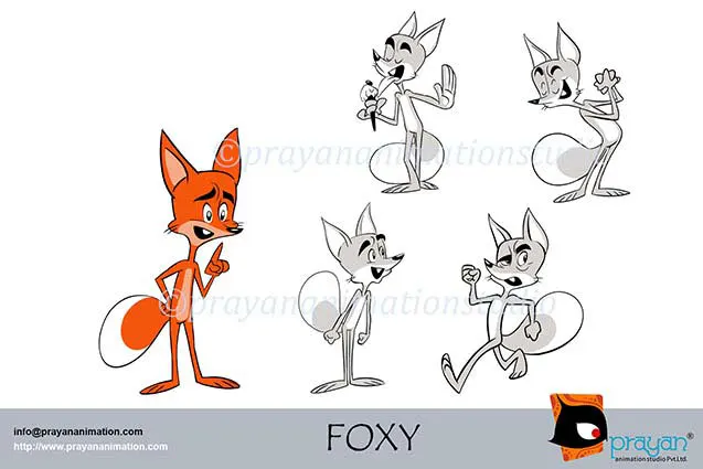 Foxy Character Design